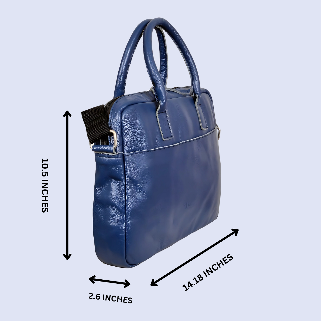 Navy Blue Messenger Bag – Stylish & Functional (Unisex)