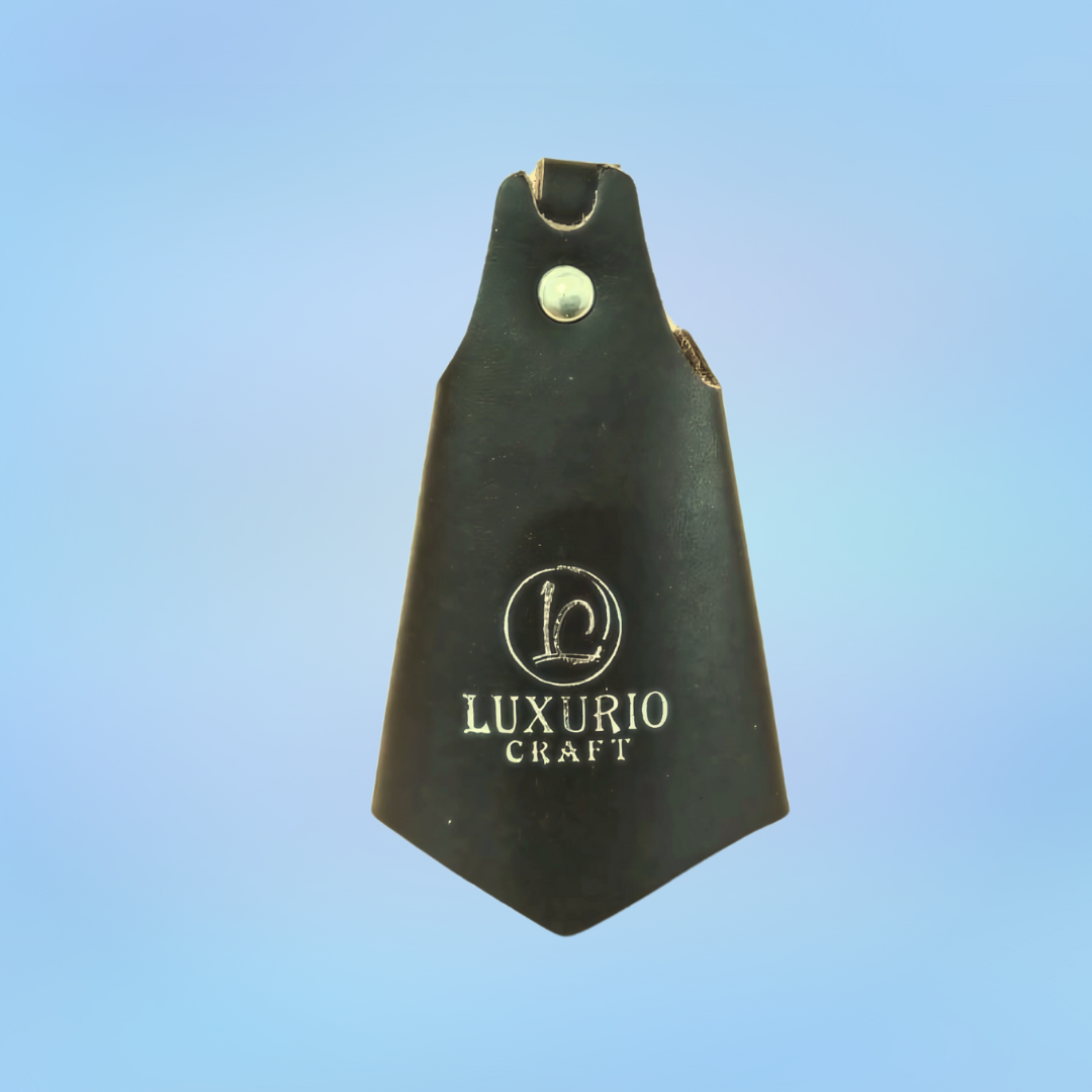 Brown Leather Batman Design Key Ring – Stylish & Durable (Unisex)