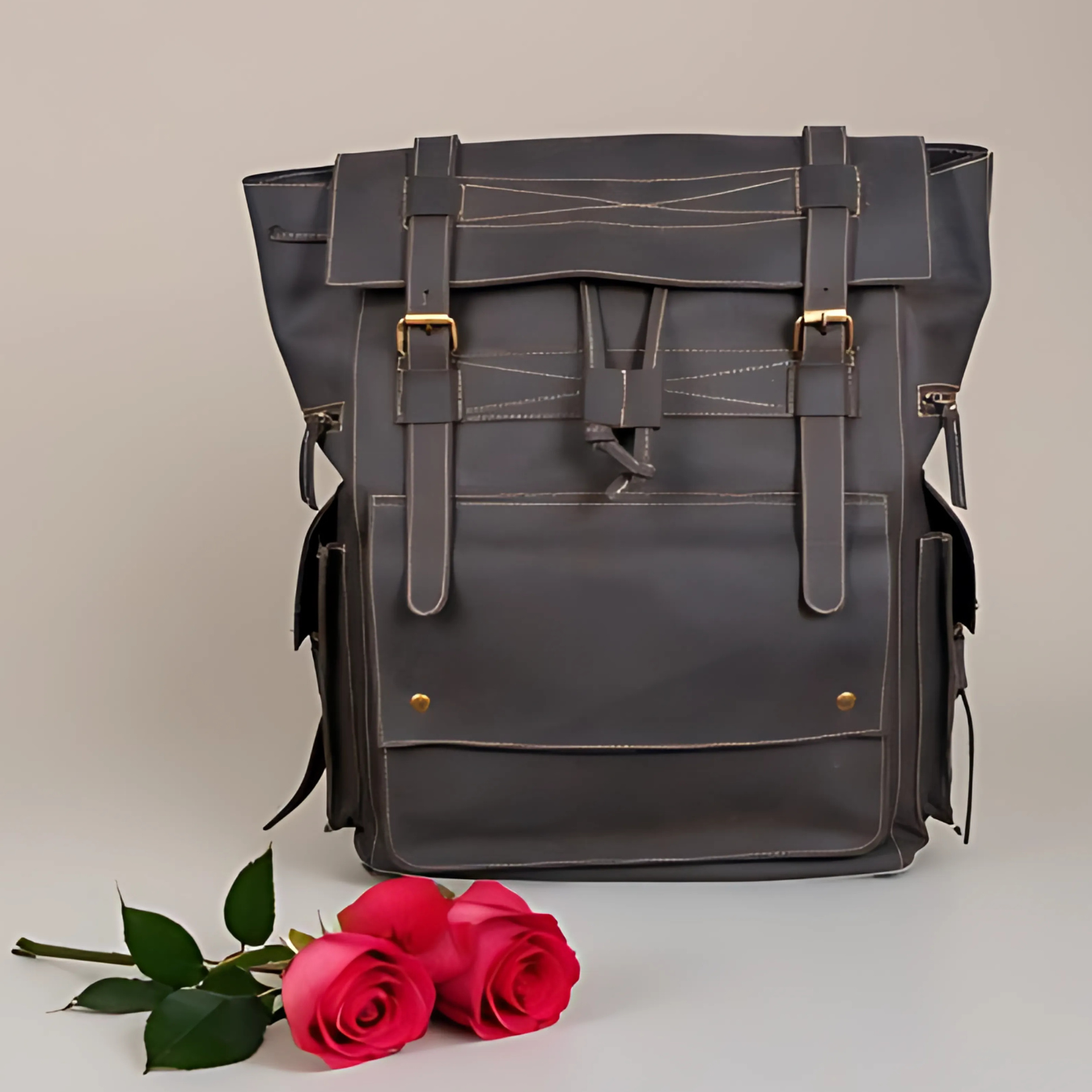 American Design Backpack – Dark Brown (Unisex)