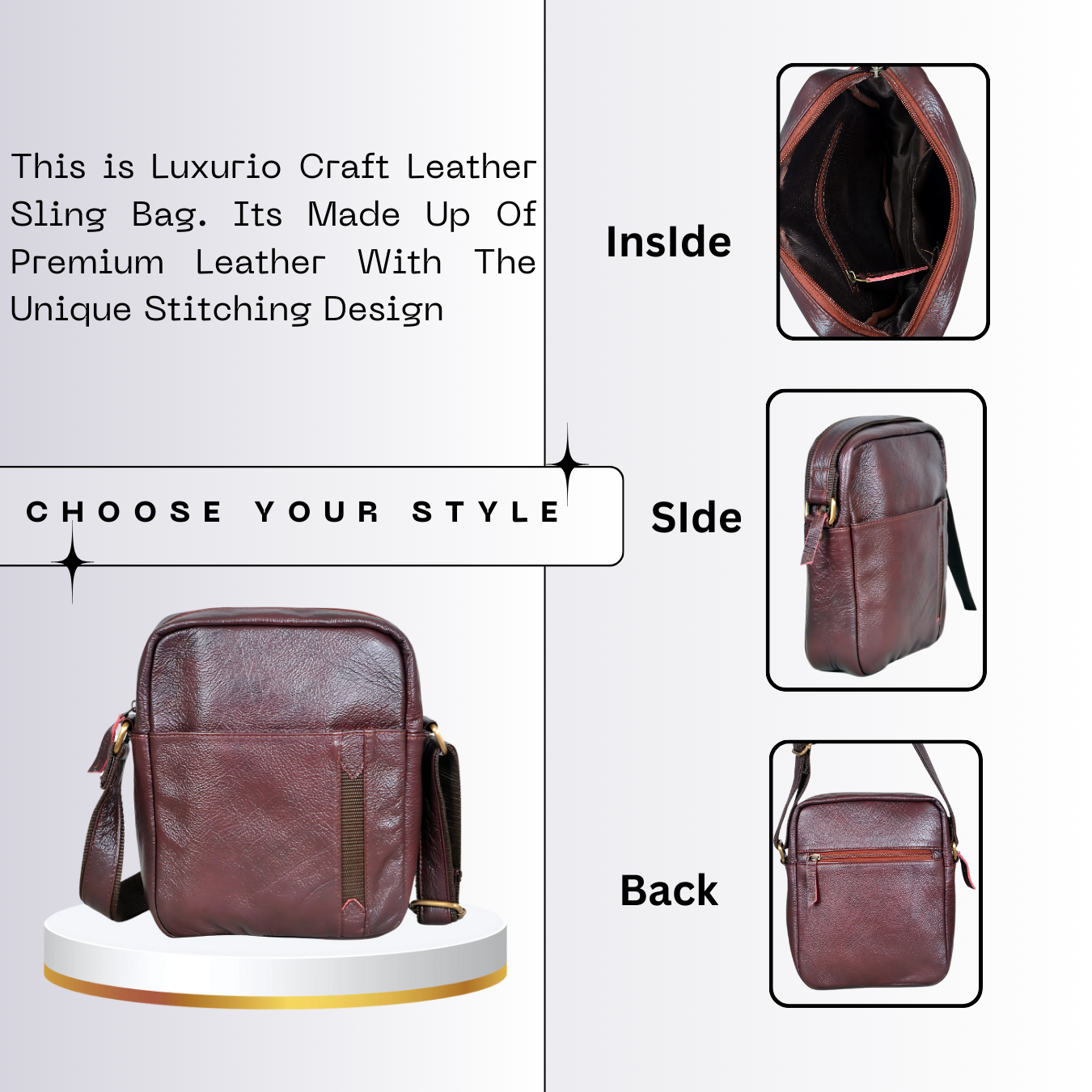 Cherry Sling Bag – Bold, Stylish & Functional (Unisex)
