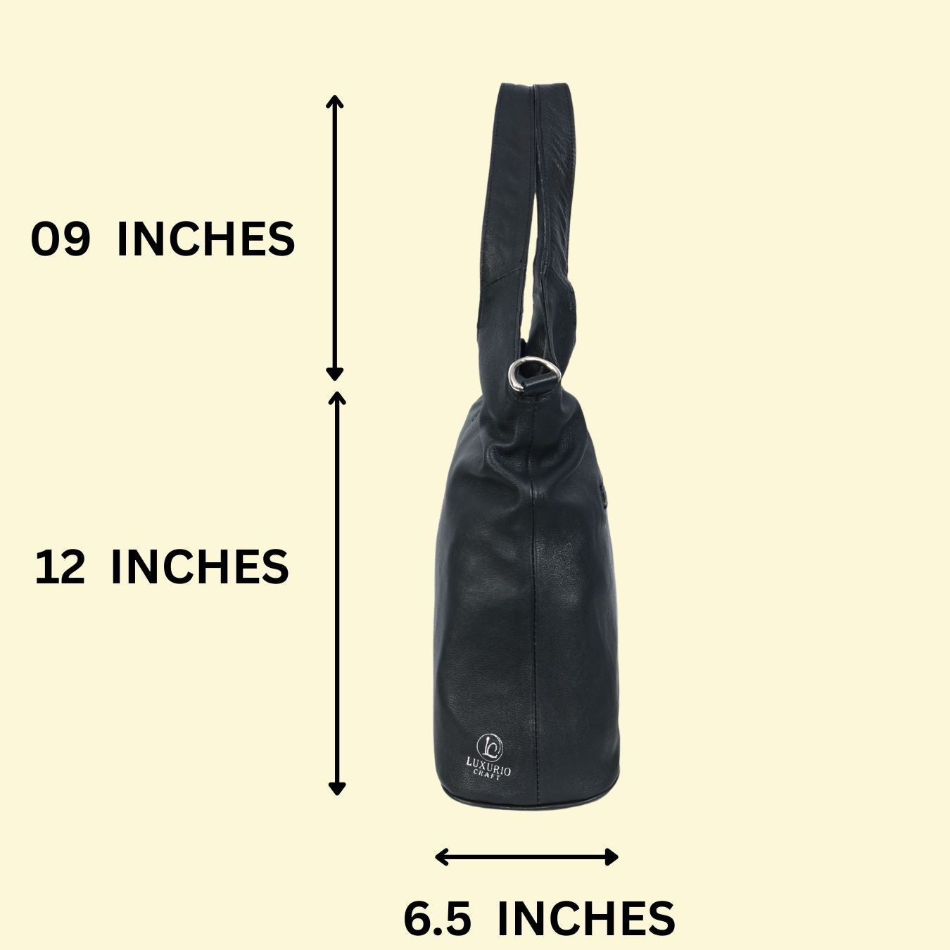 Black Tote Bag for Women – Classic, Spacious & Versatile