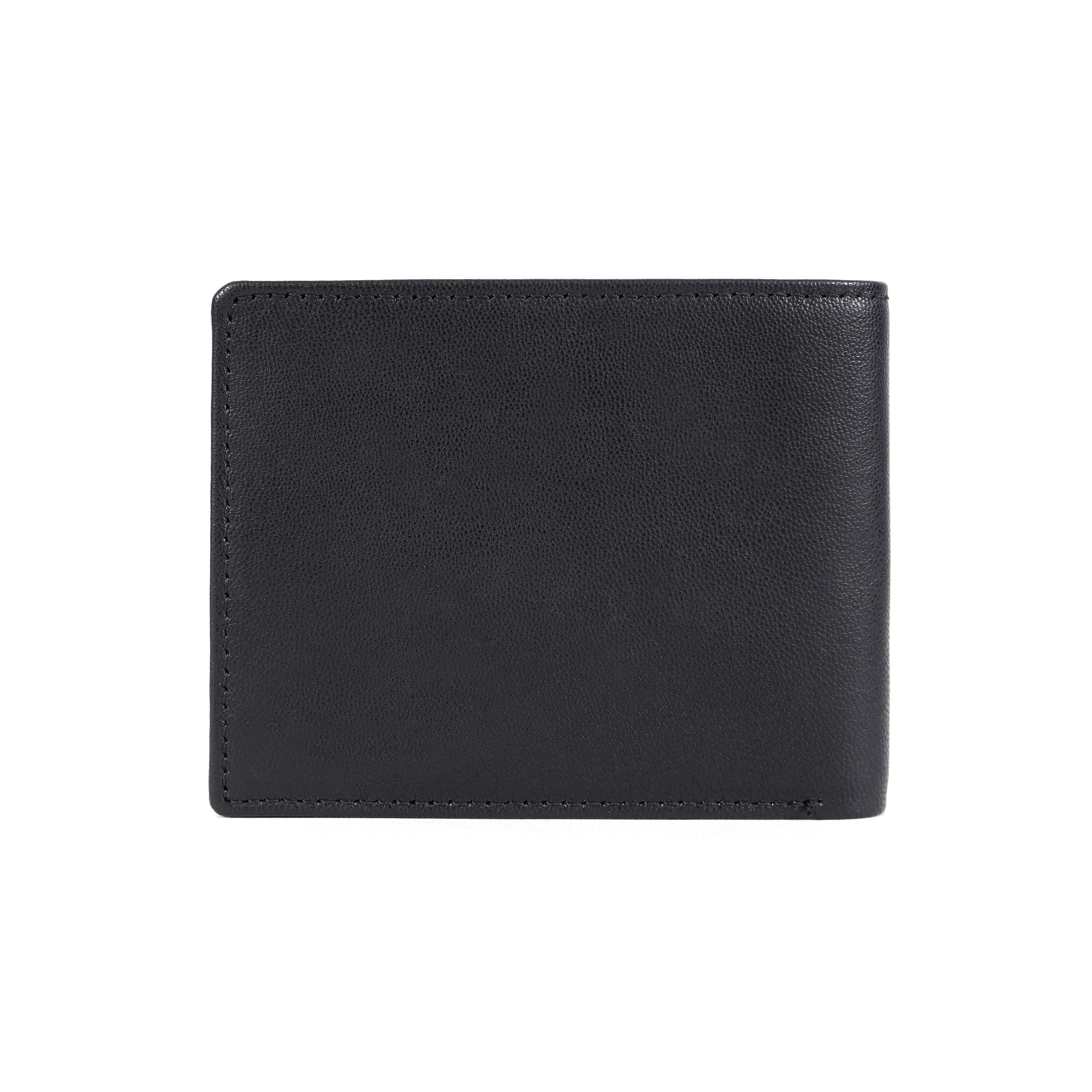 Premium Black Leather Wallet – Slim Minimalist Wallet for Men