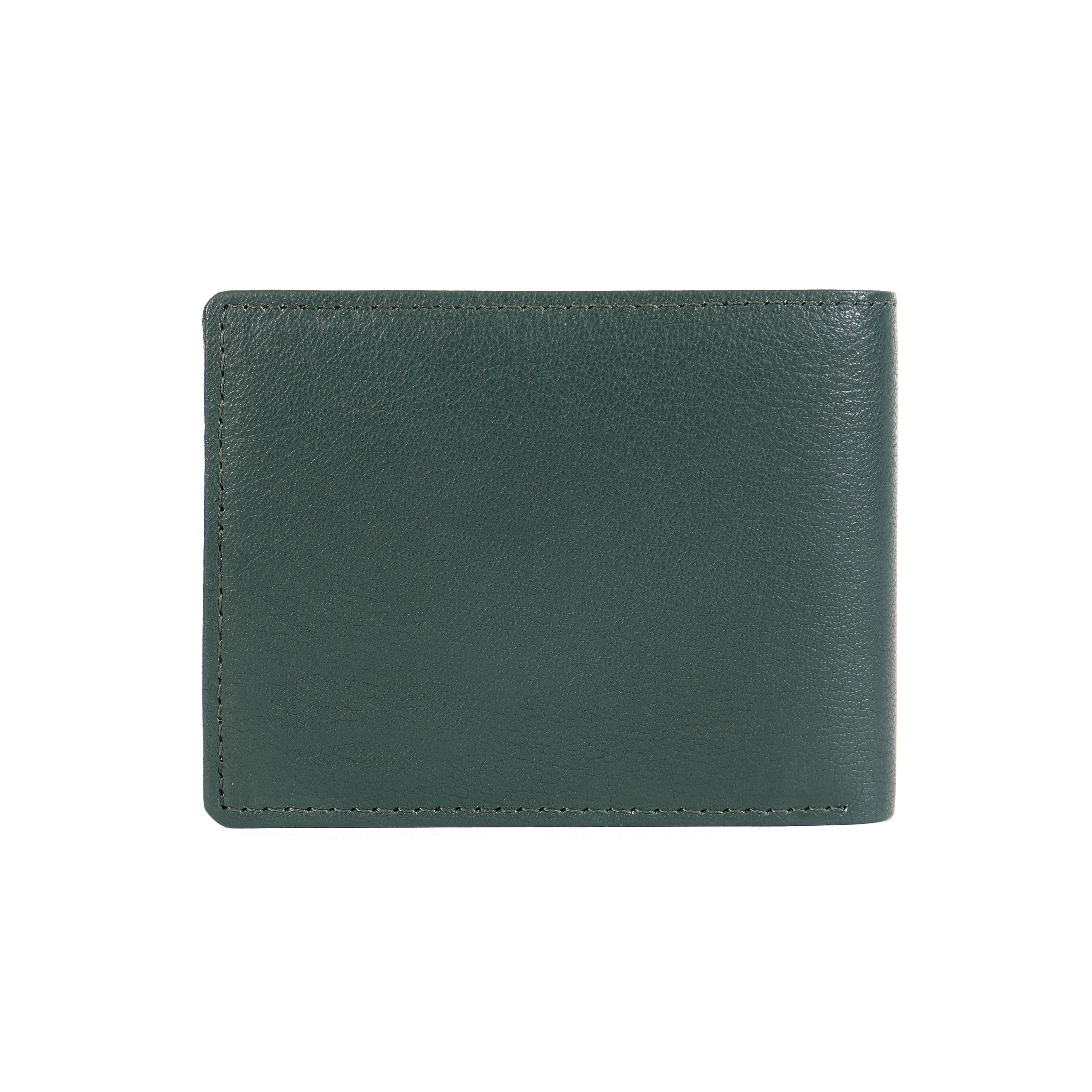 Green Leather Wallet for Men – Premium, Slim & Stylish Everyday Wallet