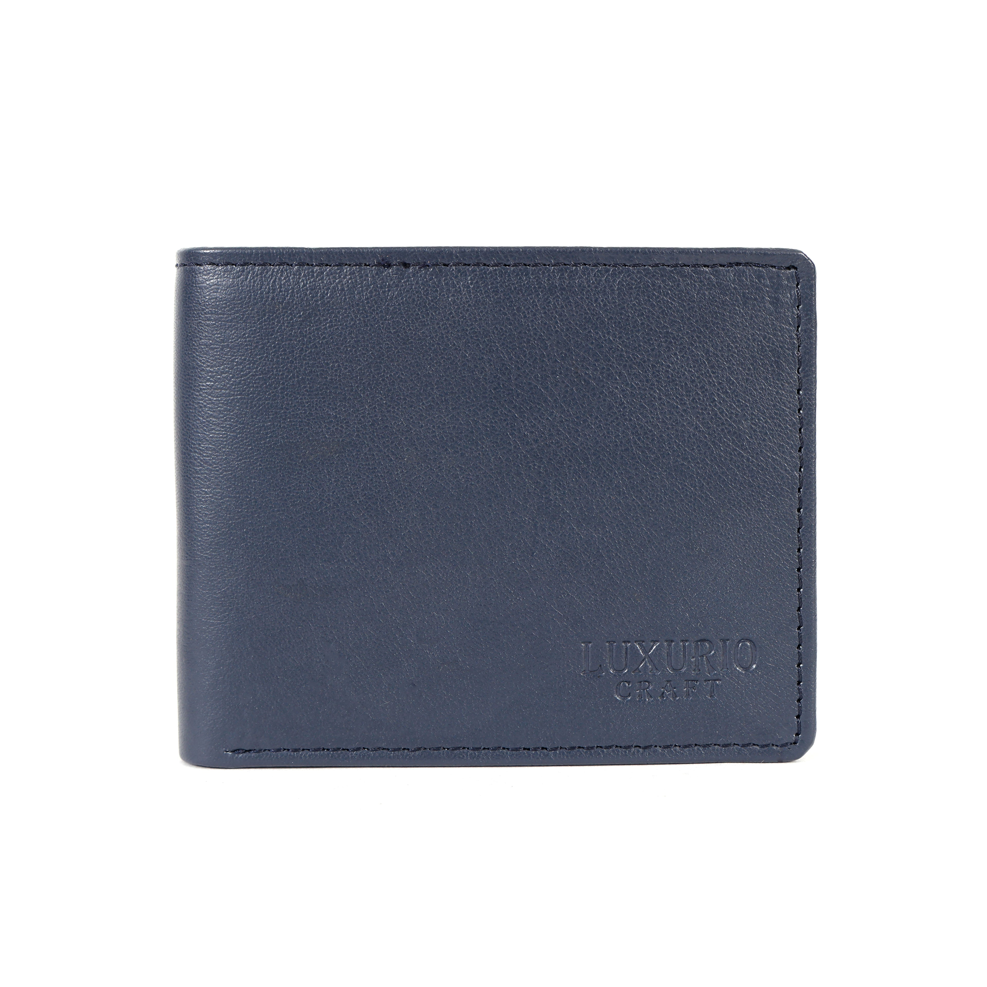 Blue Leather Wallet for Men – Stylish, Durable & Slim Everyday Wallet