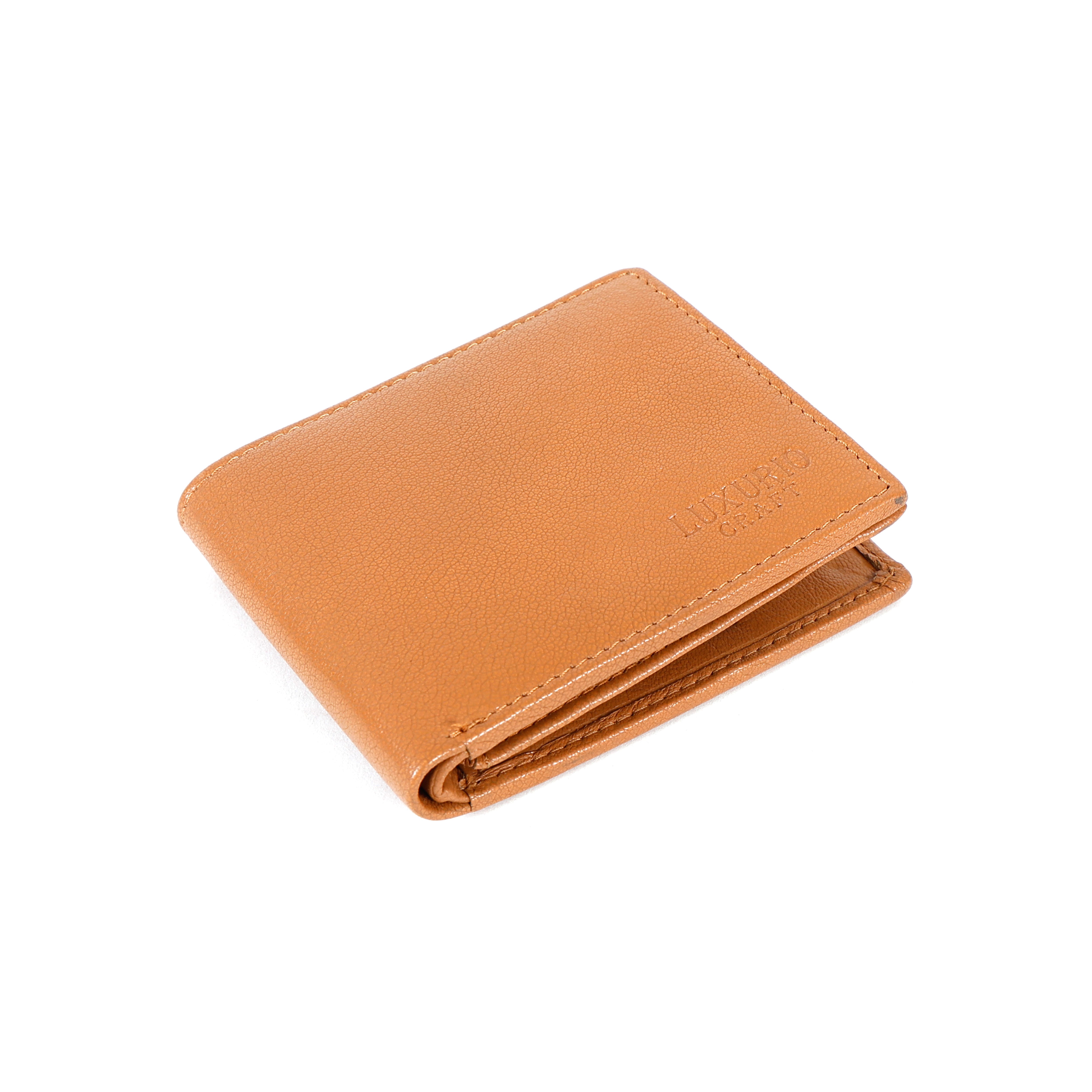 Premium Tan Leather Wallet for Men – Slim, Stylish & Durable