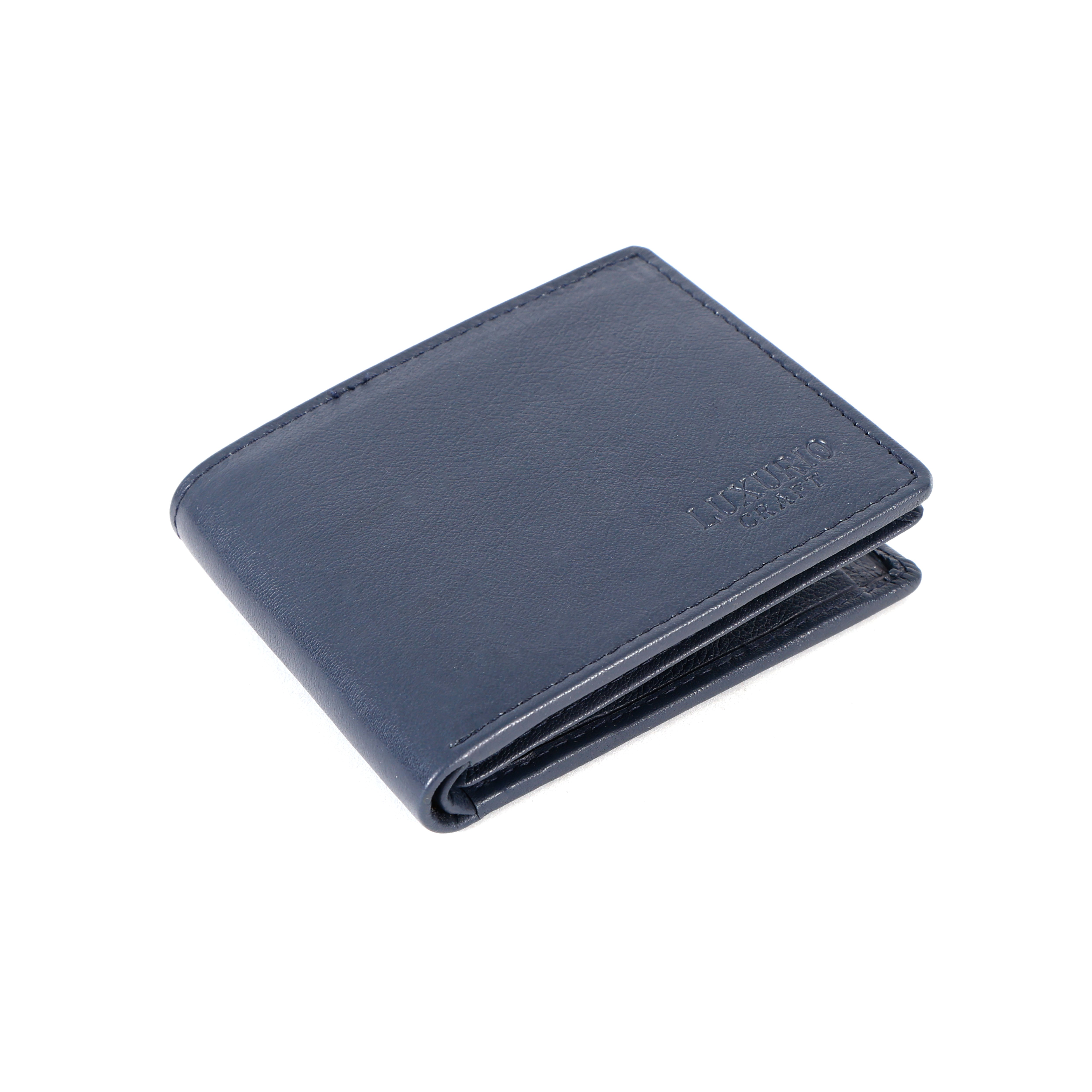 Blue Leather Wallet for Men – Stylish, Durable & Slim Everyday Wallet
