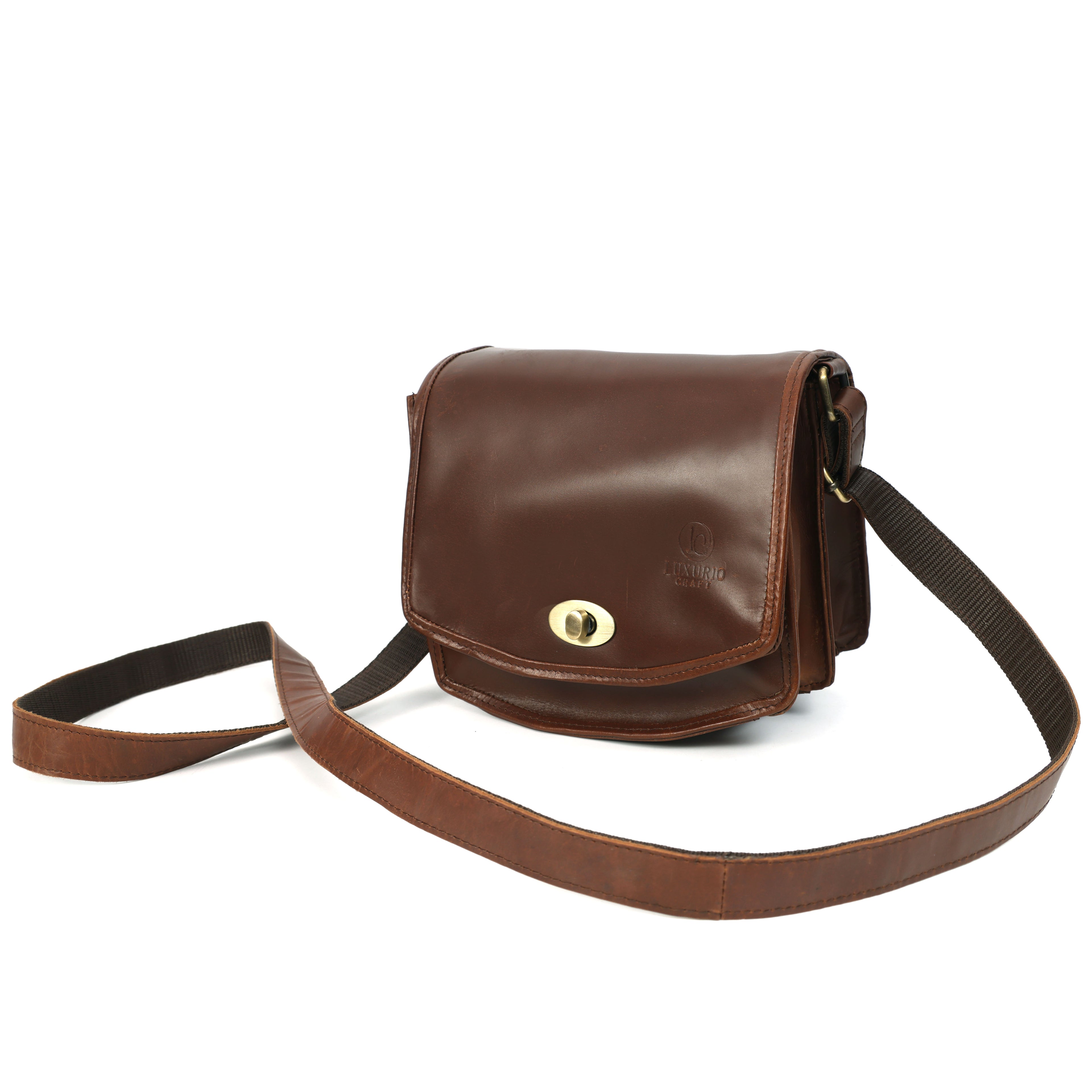 Brown Leather Shoulder Bag | Hobo Bag for Women – Timeless Style Meets Everyday Functionality
