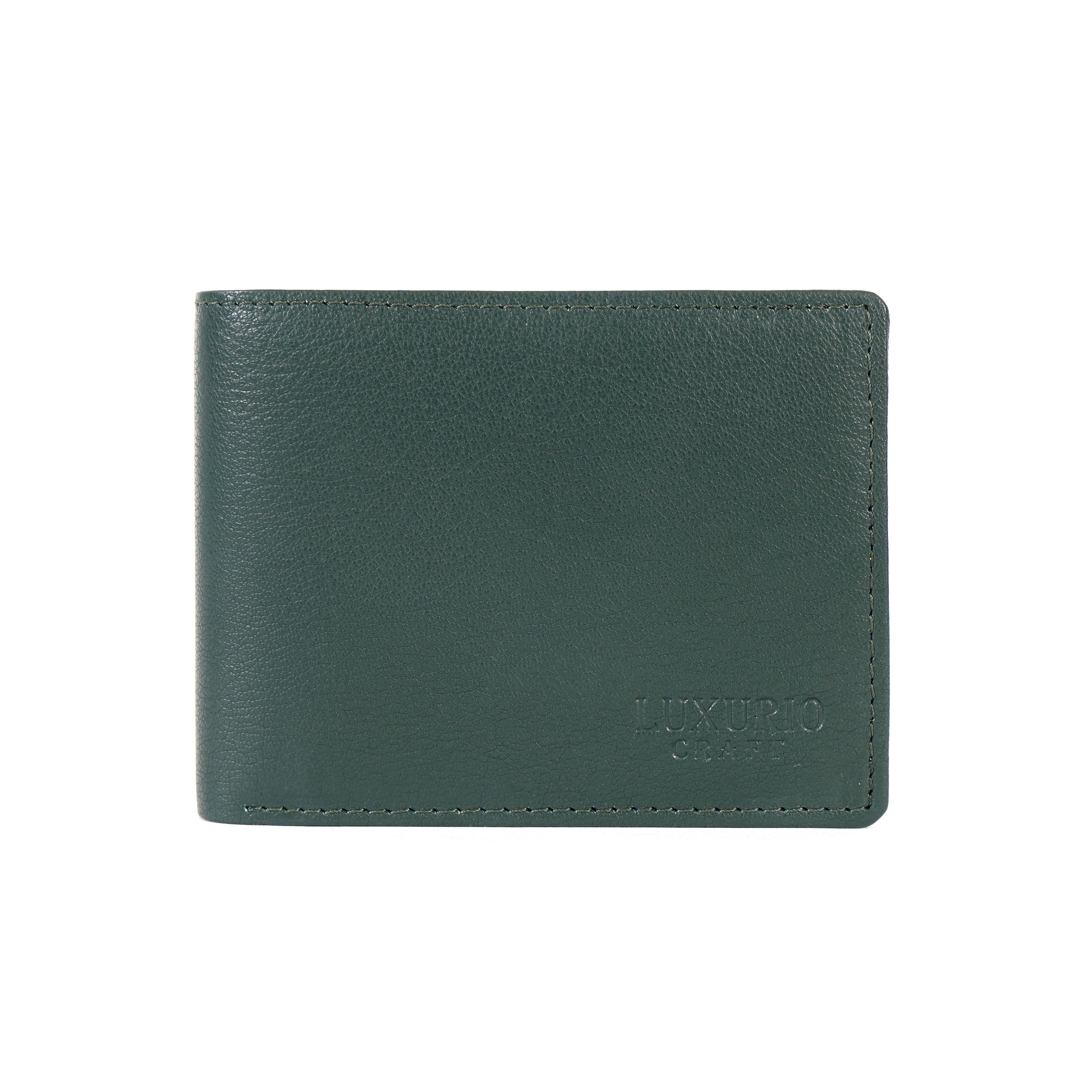 Green Leather Wallet for Men – Premium, Slim & Stylish Everyday Wallet