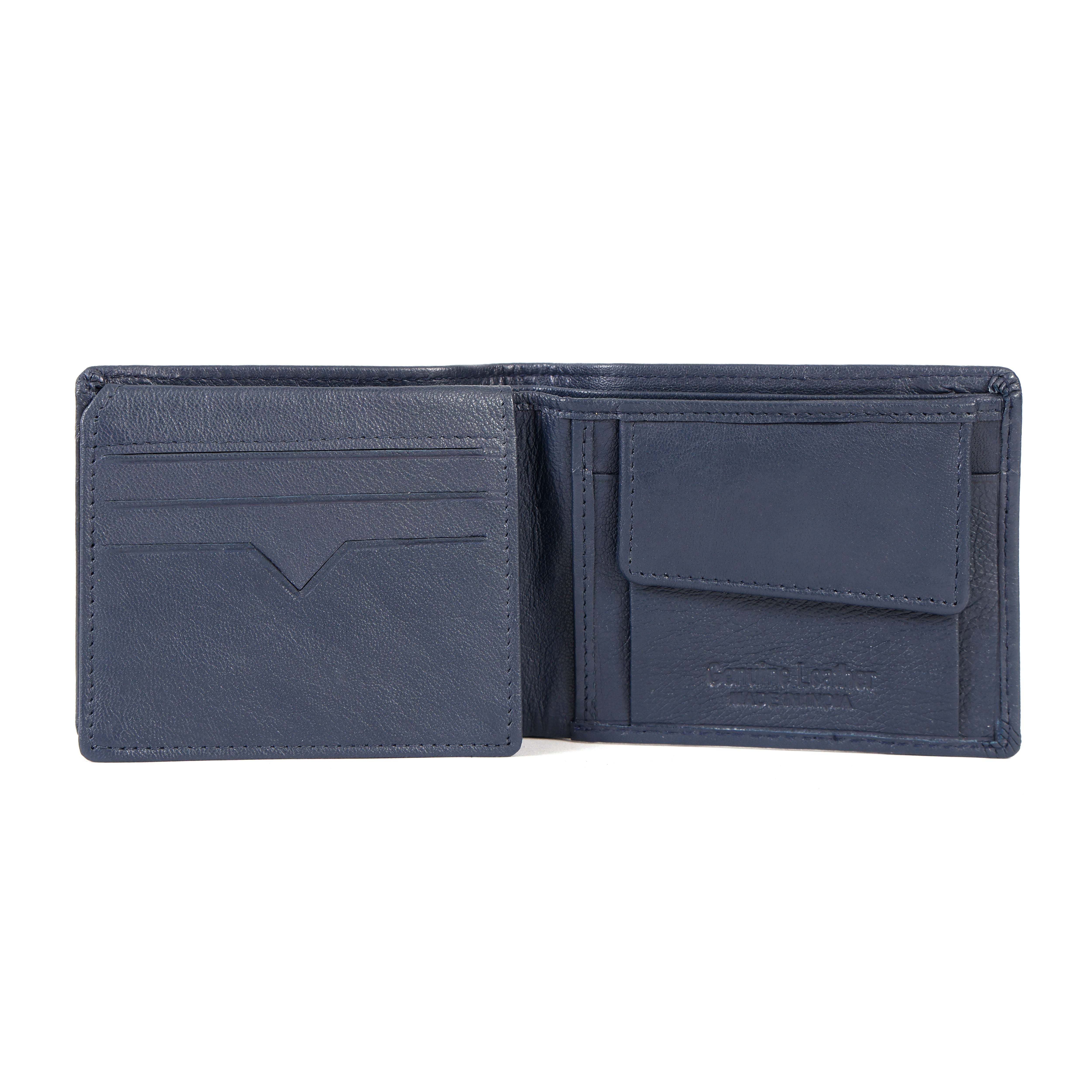 Blue Leather Wallet for Men – Stylish, Durable & Slim Everyday Wallet
