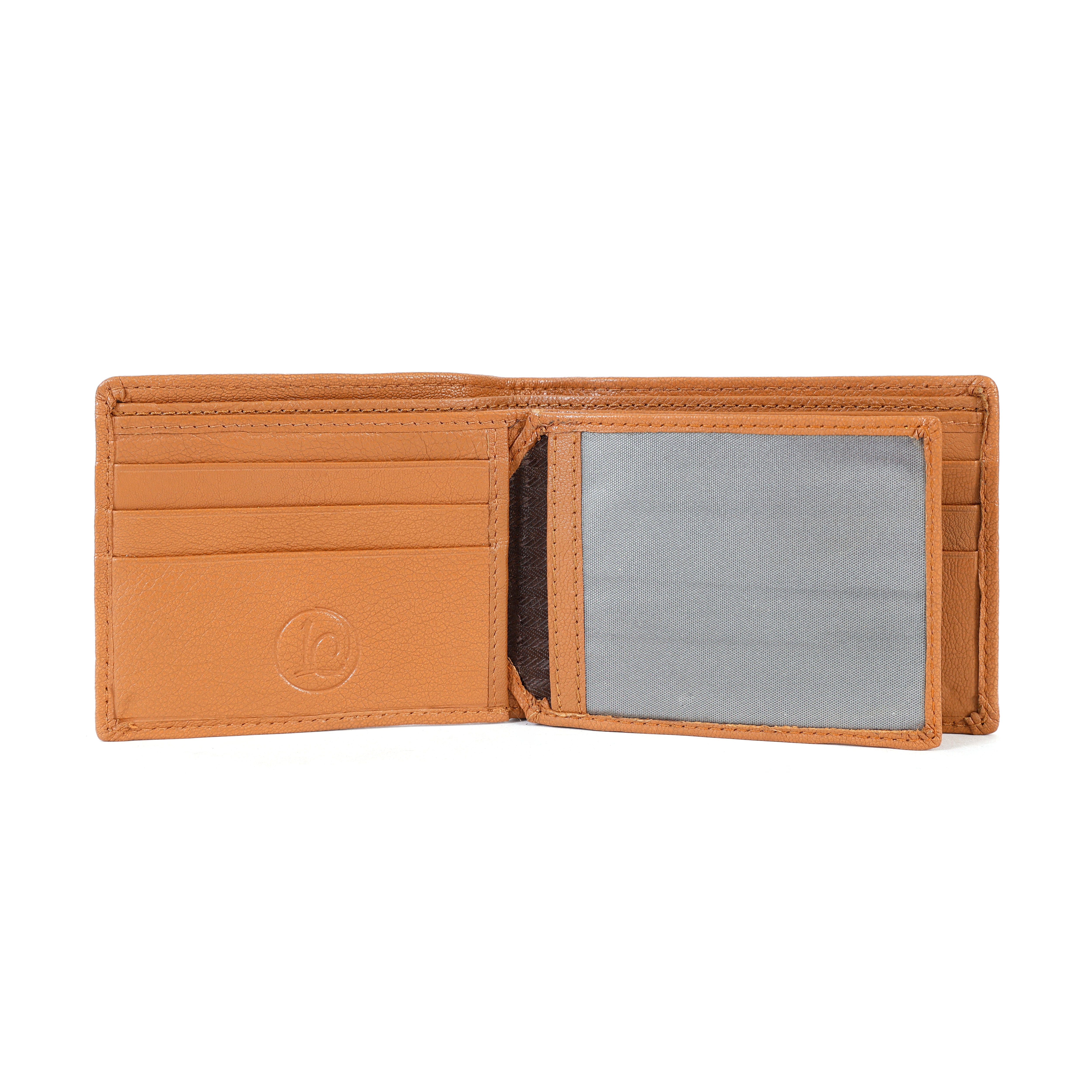 Premium Tan Leather Wallet for Men – Slim, Stylish & Durable