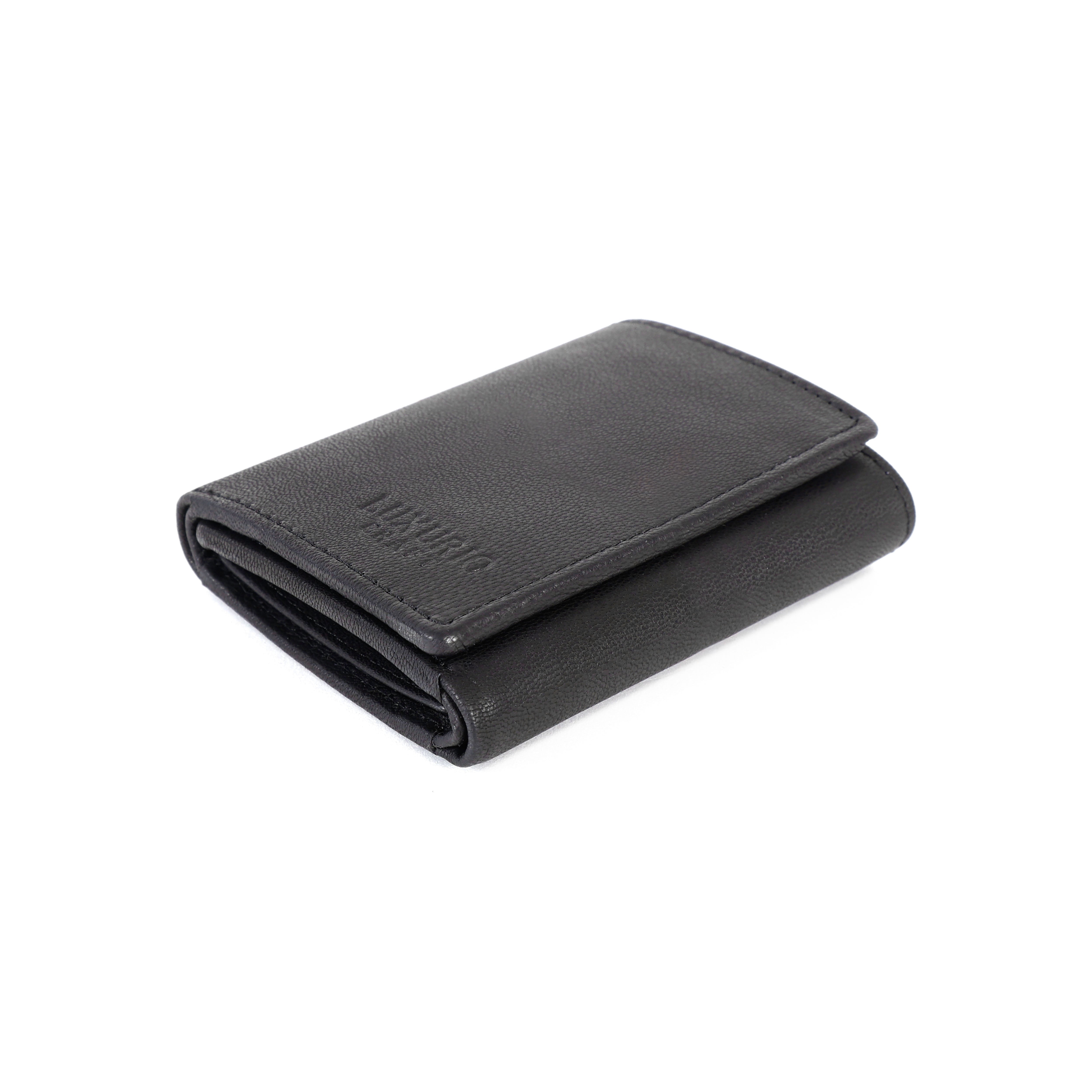 Black Trifold Leather Wallet for Men – Premium Genuine Leather Wallet