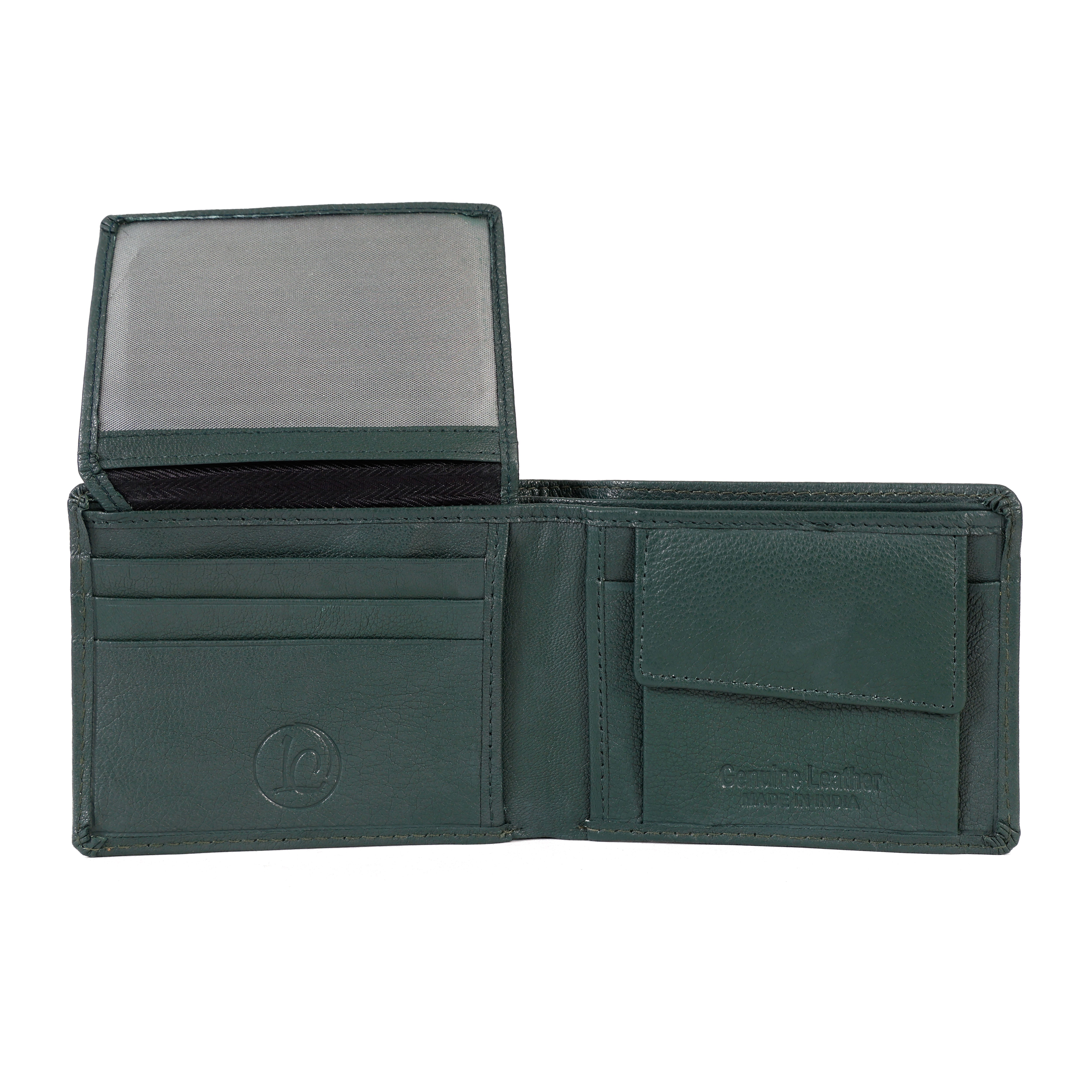 Green Leather Wallet for Men – Premium, Slim & Stylish Everyday Wallet