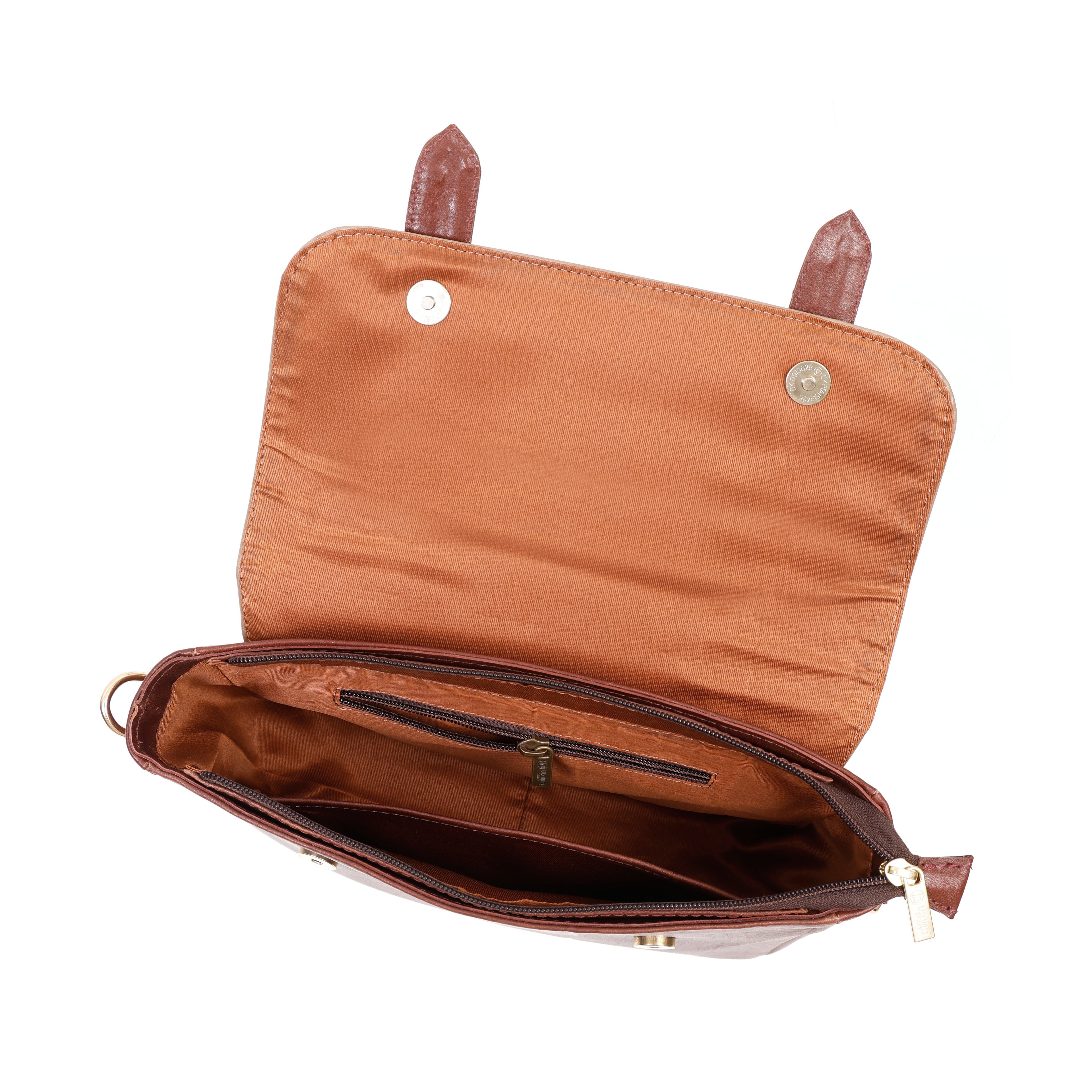 Luxurio Craft Brown Hand Bag – Premium Elegance for Everyday Style