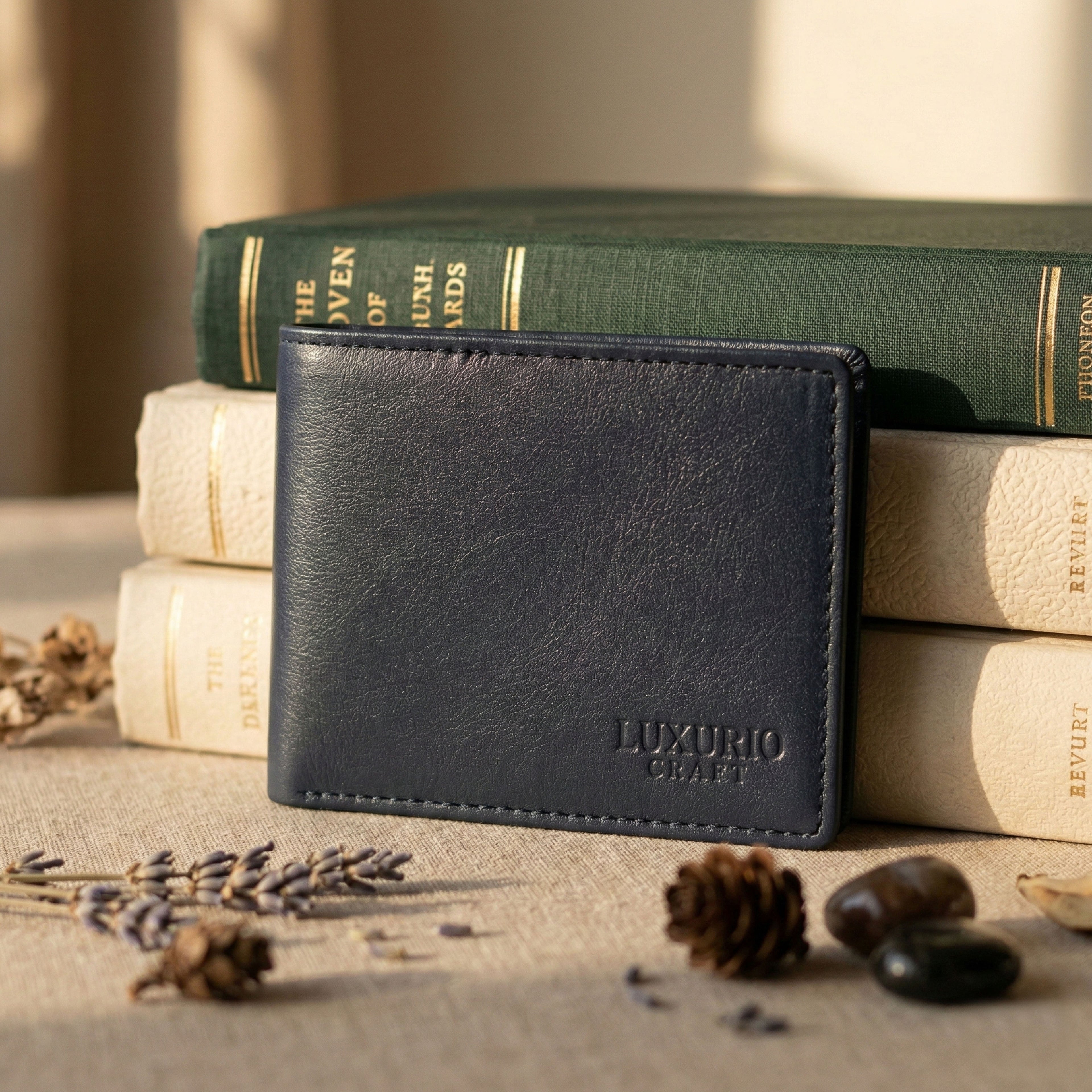 Blue Leather Wallet for Men – Stylish, Durable & Slim Everyday Wallet