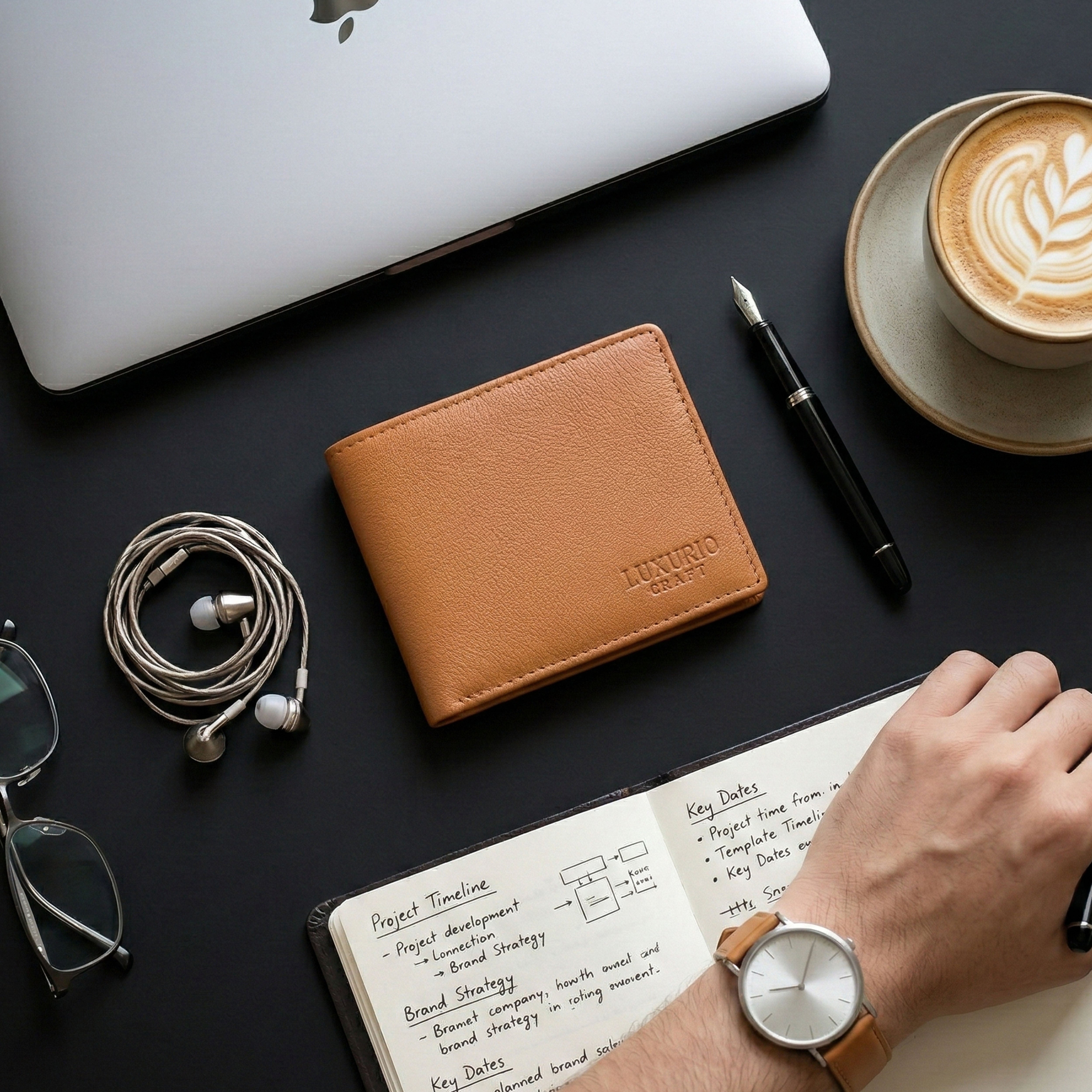 Premium Tan Leather Wallet for Men – Slim, Stylish & Durable