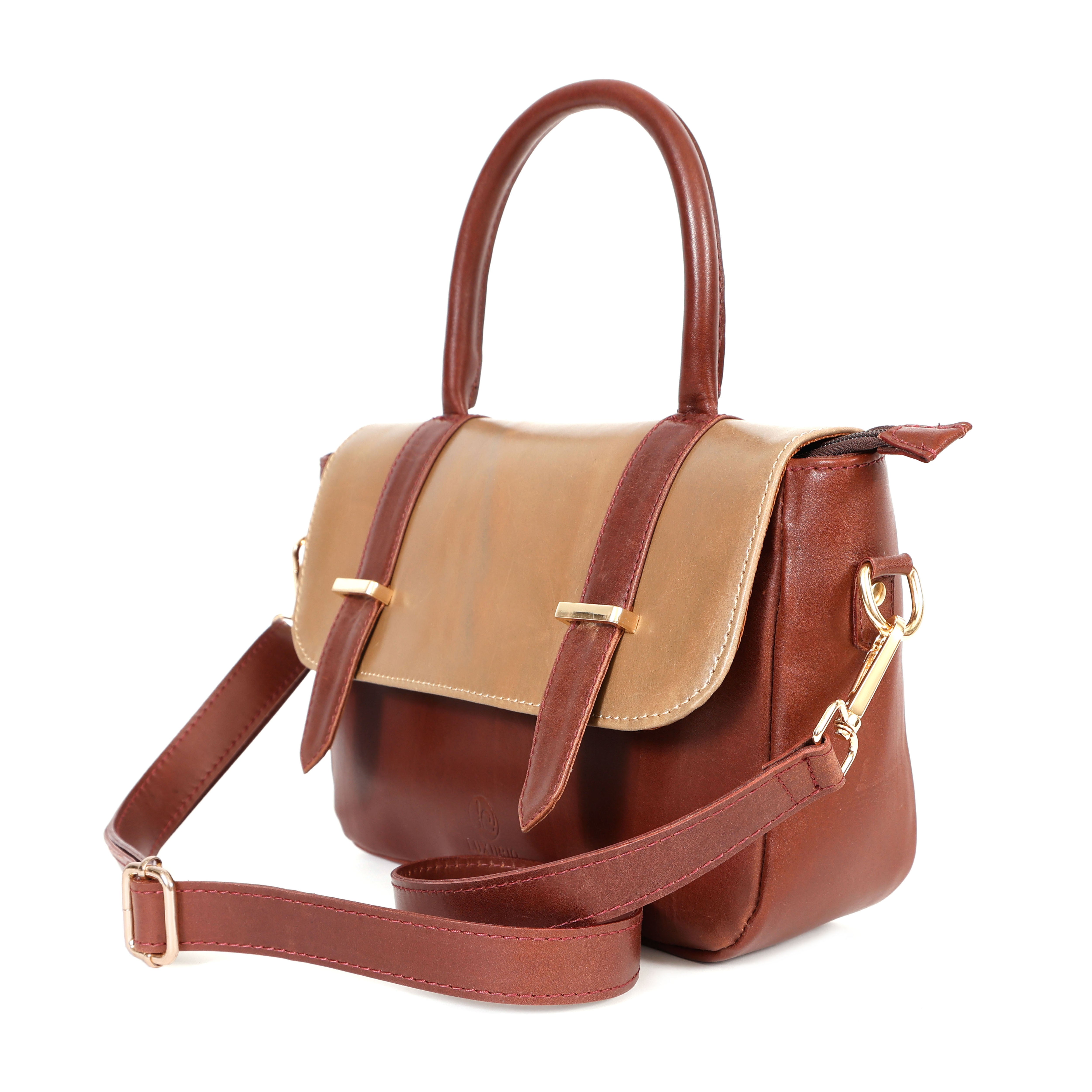 Luxurio Craft Brown Hand Bag – Premium Elegance for Everyday Style