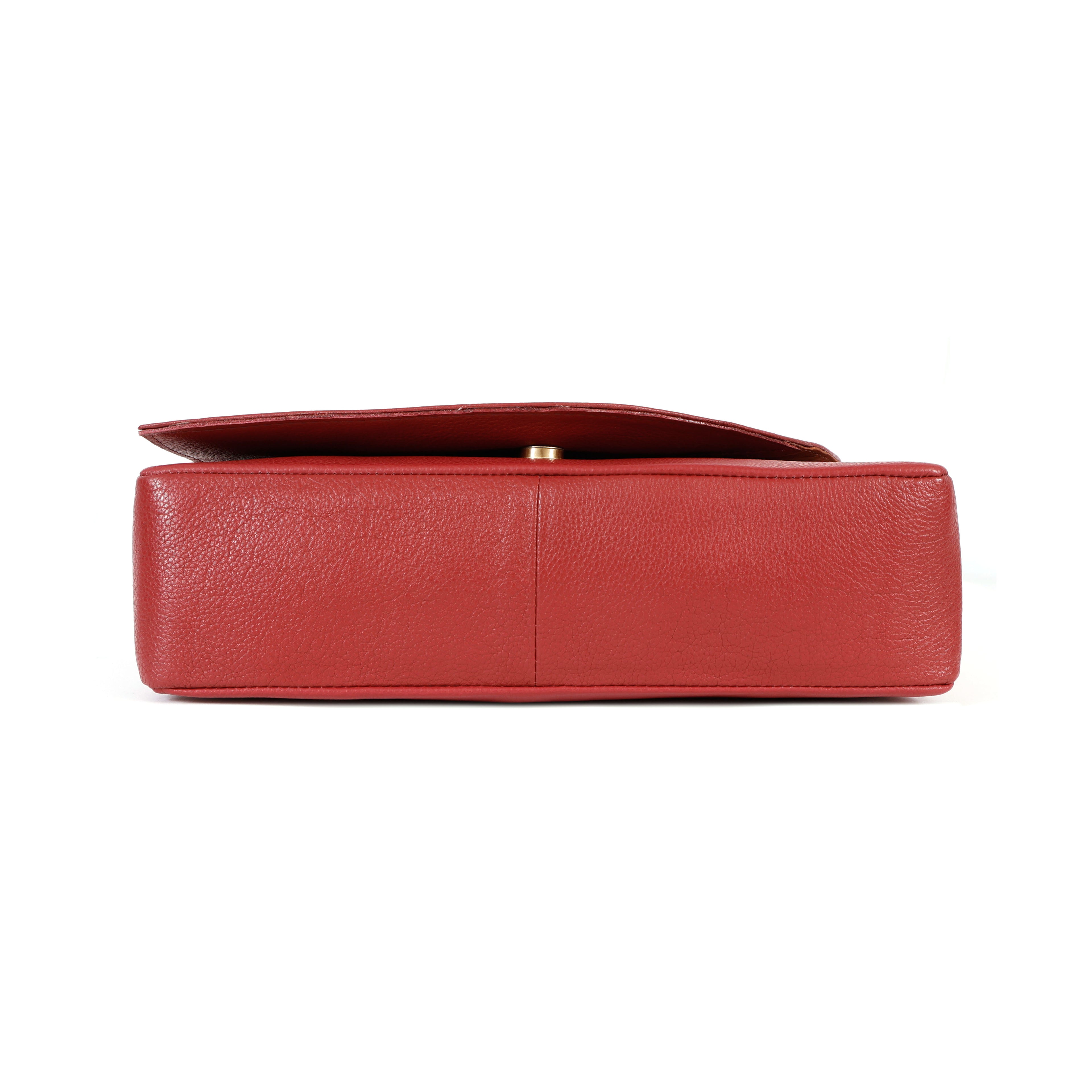 Luxurio Craft Red Sling Bag – Elegant Style with Everyday Comfort