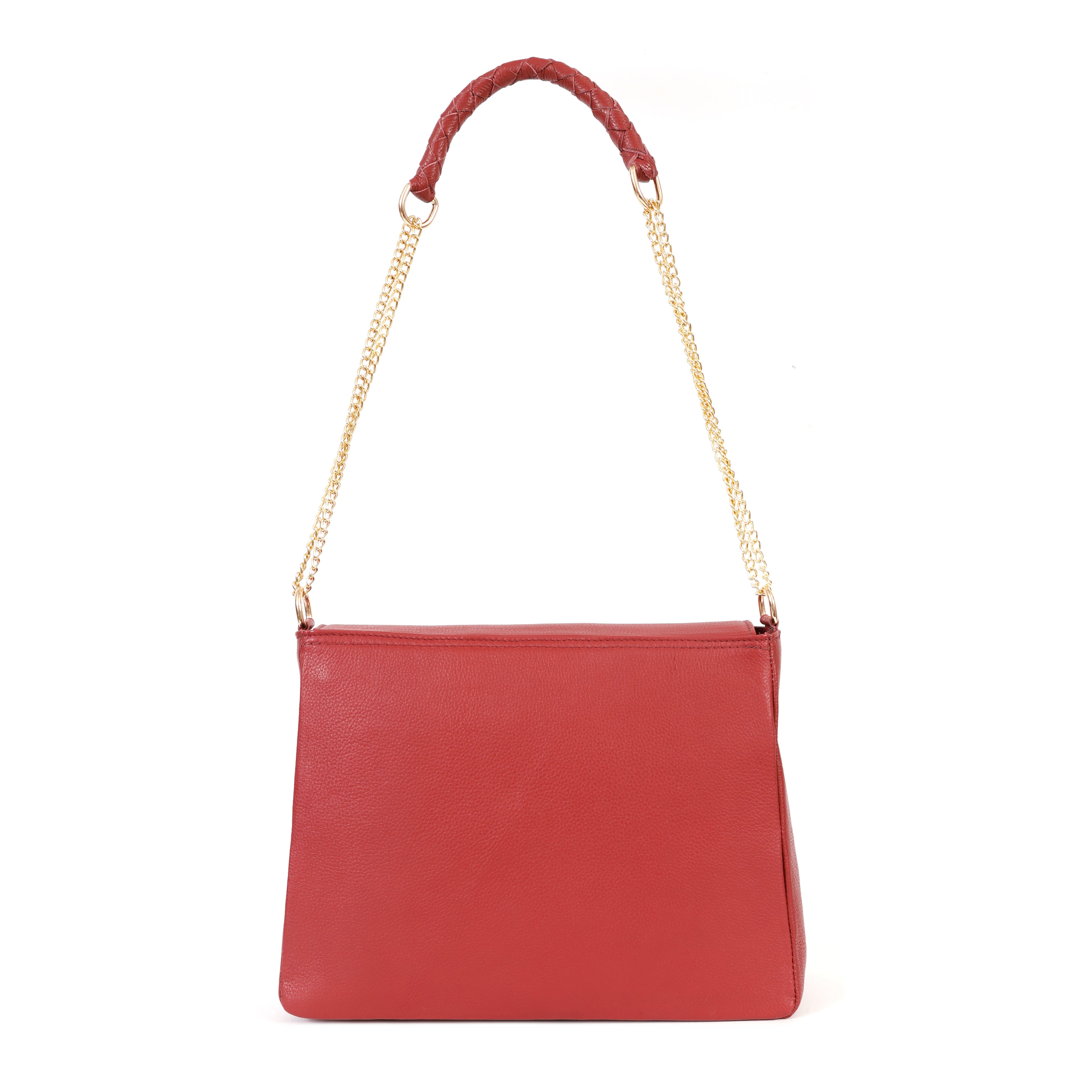 Luxurio Craft Red Sling Bag – Elegant Style with Everyday Comfort