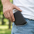 Black Trifold Leather Wallet for Men – Premium Genuine Leather Wallet