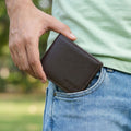 Brown Genuine Leather Wallet for Men – Premium Slim Bifold Wallet with Multiple Card Slots