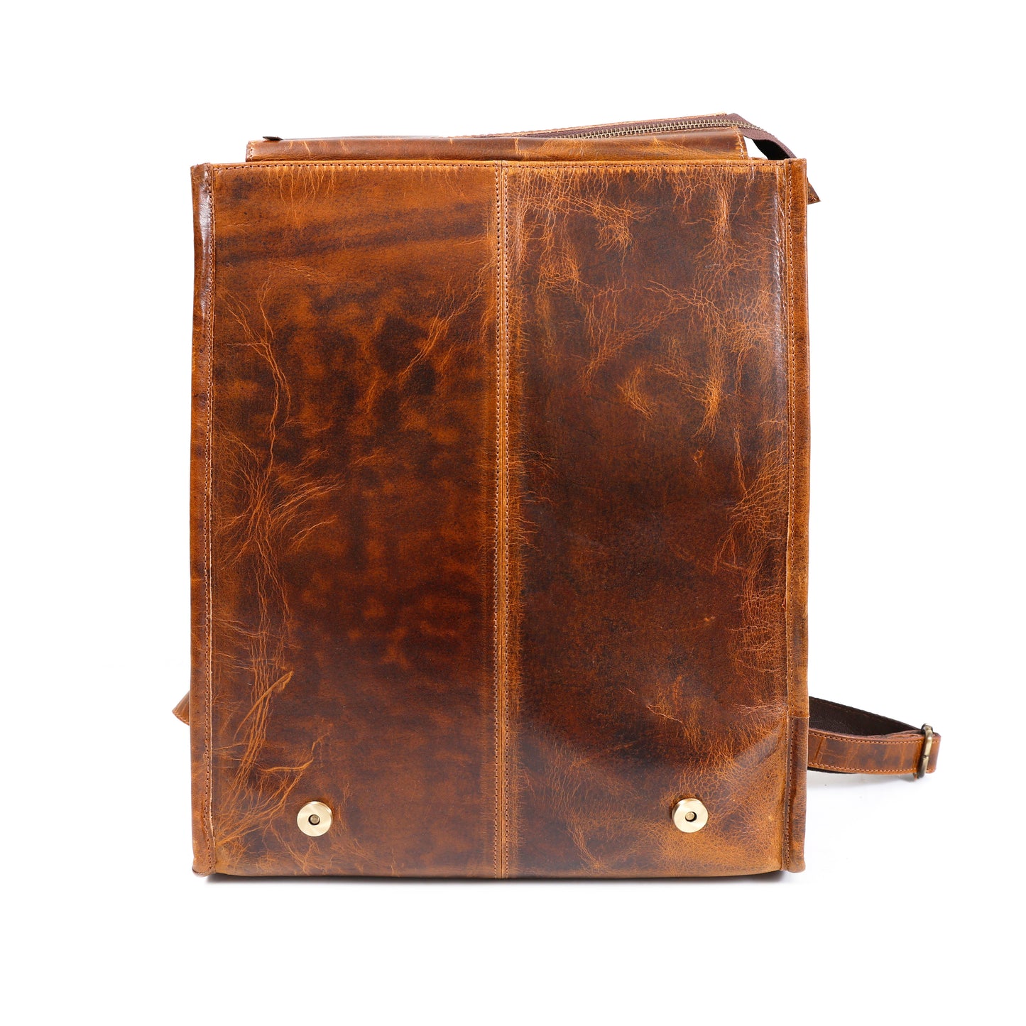 Luxurio Craft Genuine Leather Backpack for Men & Women | Vintage Handmade Leather Laptop Bag | Office, Travel & College Use | Brown