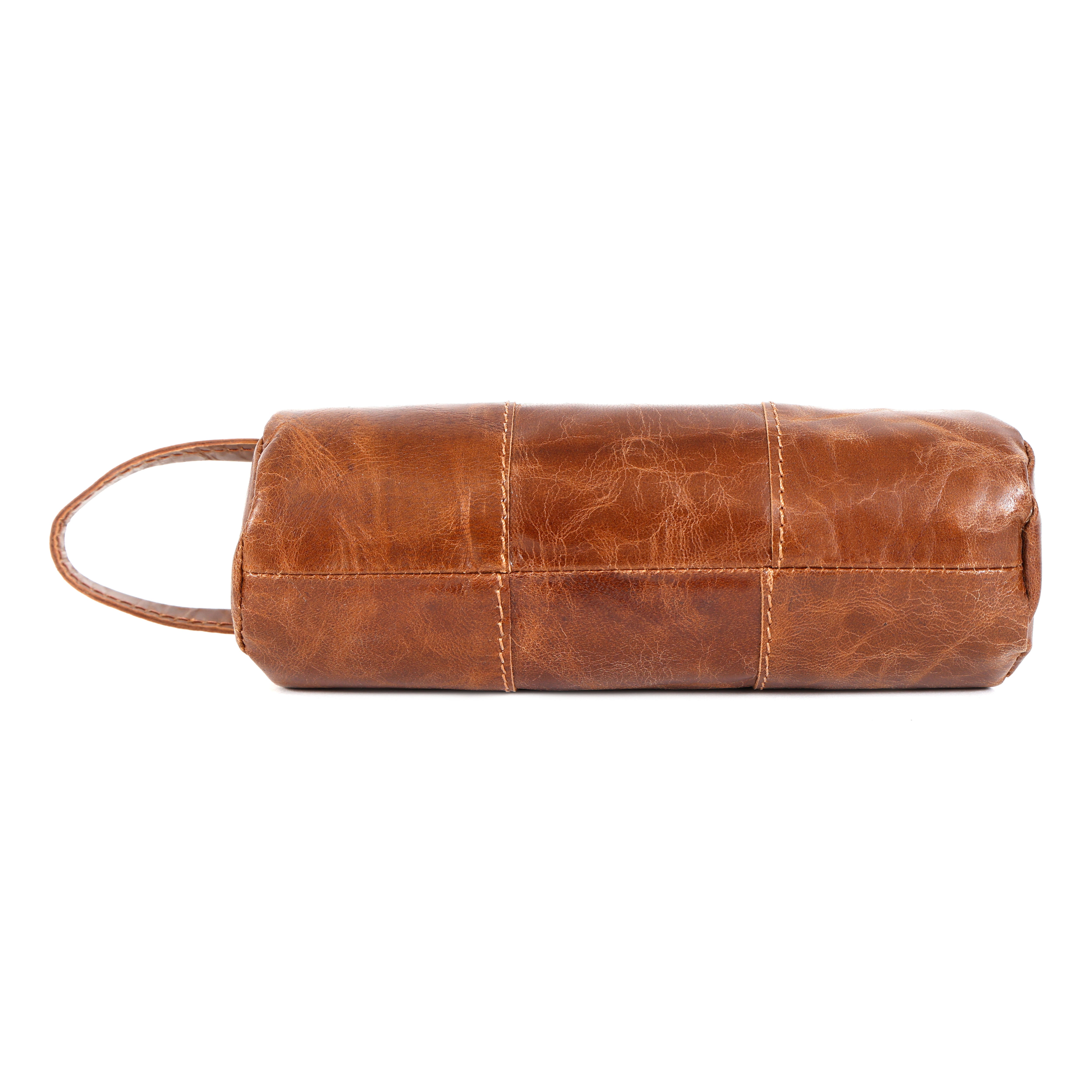 Luxurio Craft Premium Leather Pencil Case | Handcrafted Vintage Stationery Organizer | Zippered Leather Pouch for Office & School