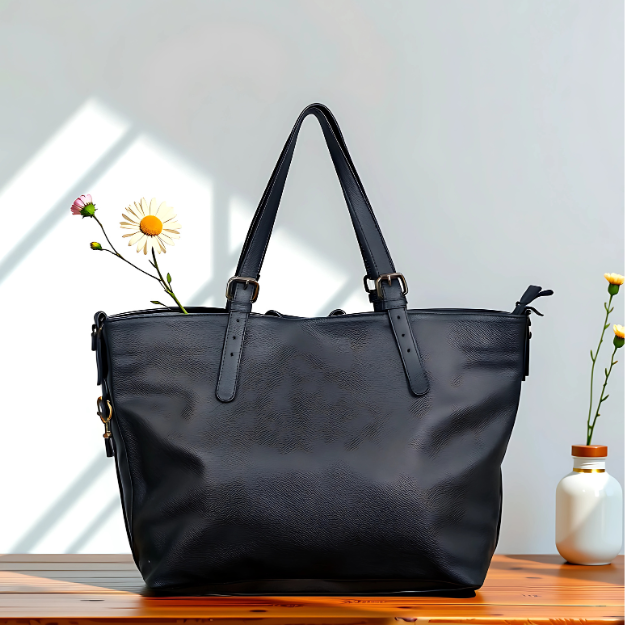 Black Tote Bag – Timeless, Versatile & Spacious