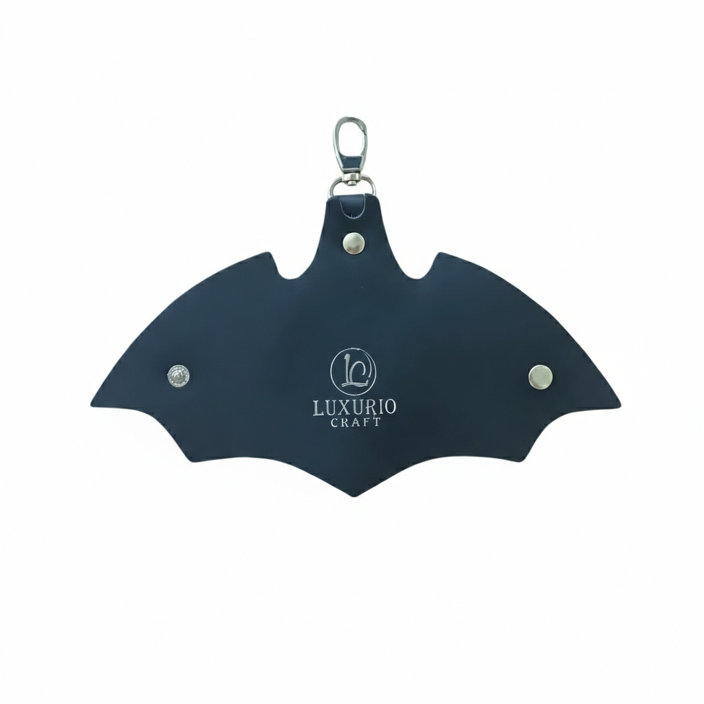 Black Batman Design Key Ring – Bold, Stylish & Durable (Unisex)