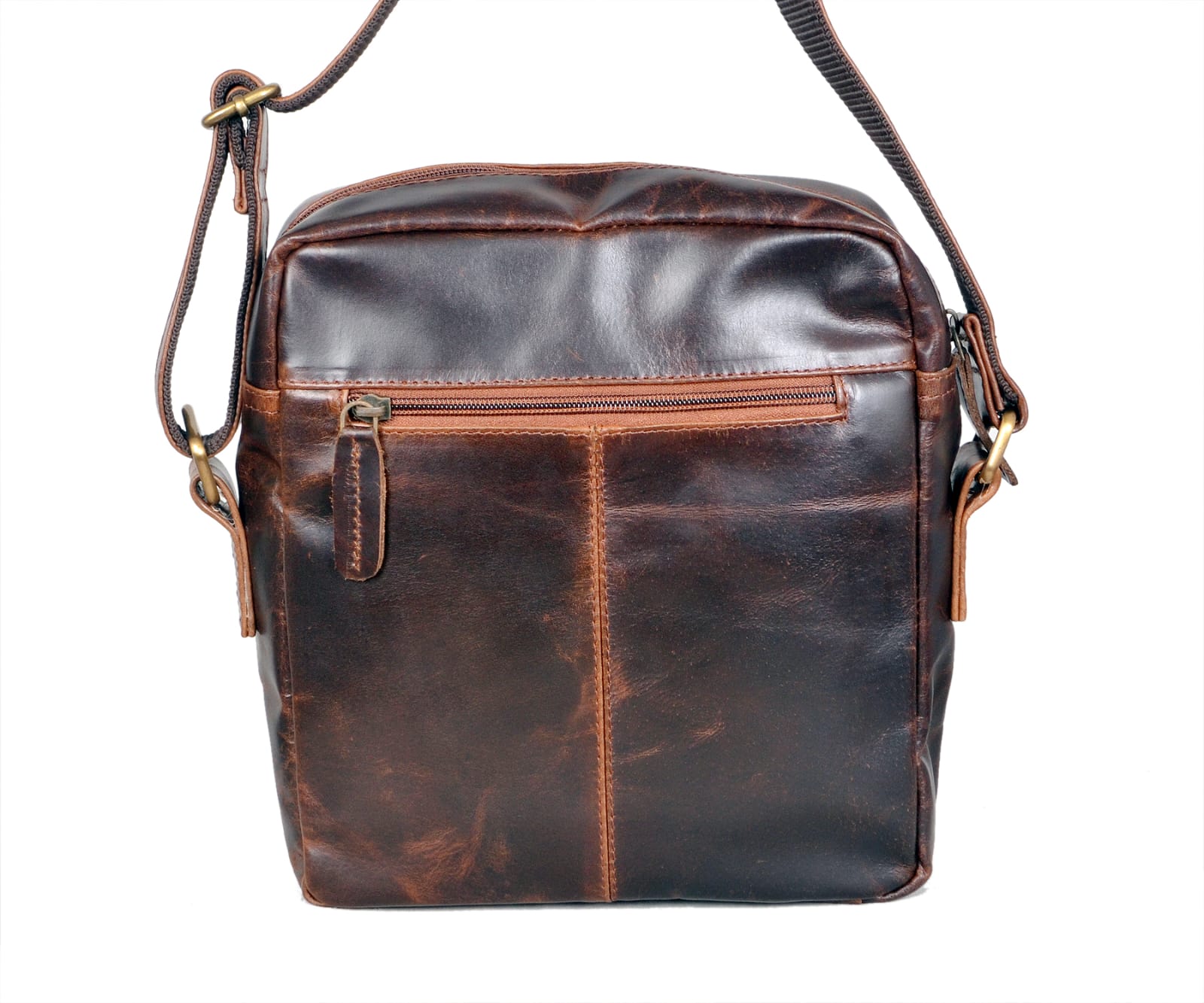 Brown Leather Sling Bag – Classic, Stylish & Functional (Unisex)